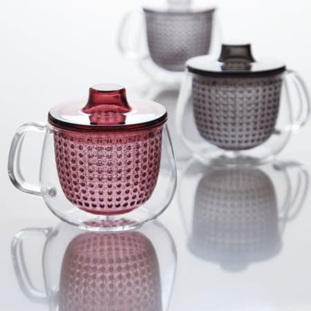 KINTO - UNITEA - Krus med te-infuser - Rød 350ml