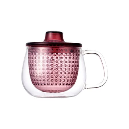 KINTO - UNITEA - Krus med te-infuser - Rød 350ml