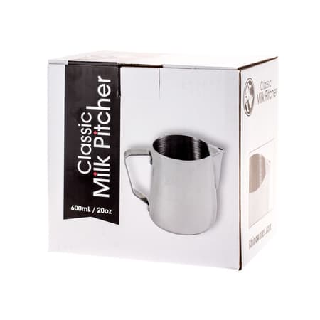 Rhinowares Barista Maitokannus Classic - hopea kannu 600 ml