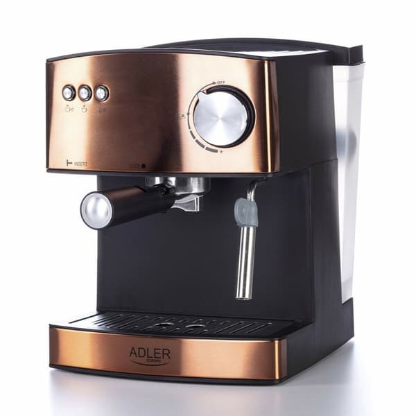 Manuell Espressobryggare Adler AD 4404cr Svart Multicolour Inte 1,6 L