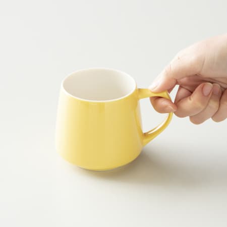 ORIGAMI - Aroma keramisk mugg 320ml Gul