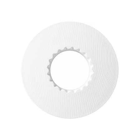ORIGAMI - Hvid plast- og harpiksstativ med ringe