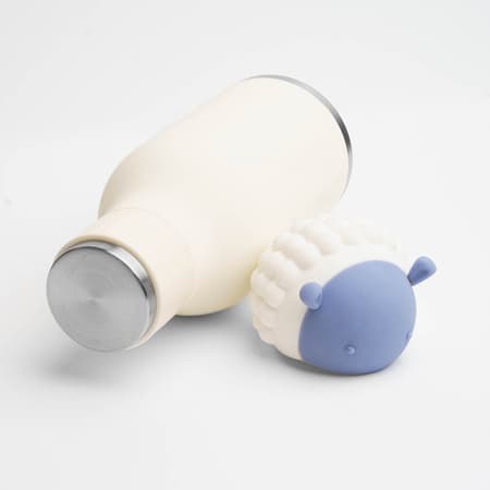 Asobu - Beasts Sheep - Termoflaske med sugerør 460 ml