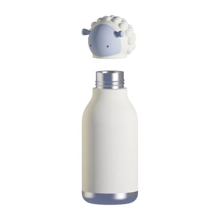 Asobu - Beasts Sheep - Termoflaske med sugerør 460 ml