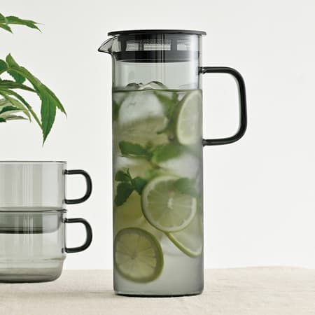Hario - Farver Cold Brew Pitcher - Cold Brew Pitcher Grå 800ml