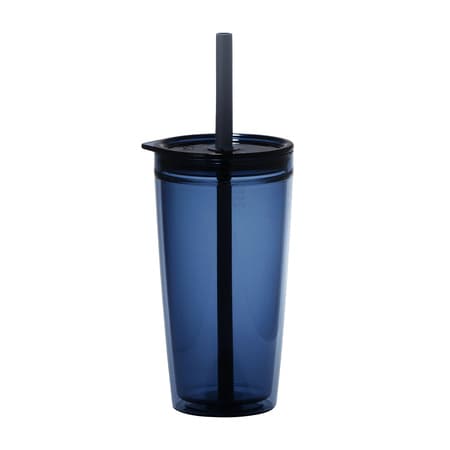 MiiR - Everywhere Straw Tumbler Marinblå - Cup med sugrör 470ml