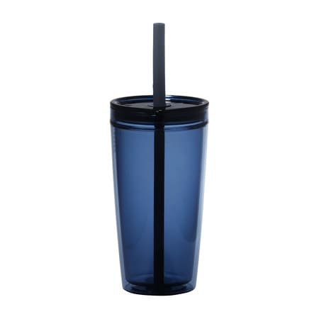 MiiR - Everywhere Straw Tumbler Marinblå - Cup med sugrör 470ml