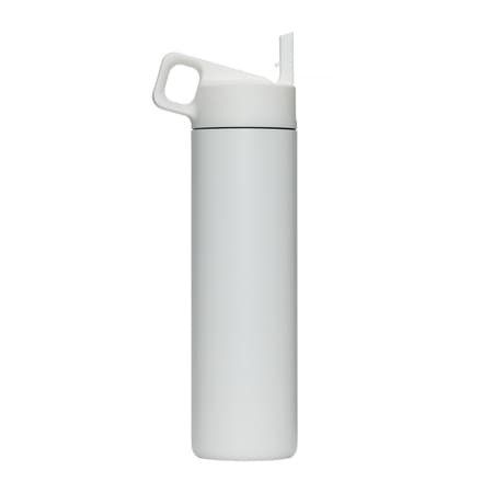 MiiR - Olkipullo Valkoinen - Lämpöpullo suuttimella 590ml
