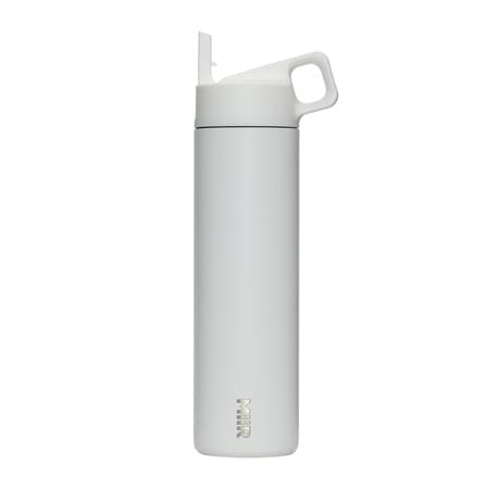 MiiR - Olkipullo Valkoinen - Lämpöpullo suuttimella 590ml