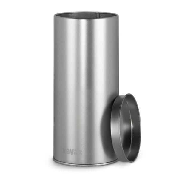 Xavax Kaffepudebeholder til opbevaring af 20 Senseo-puder mv. Metal Sølv