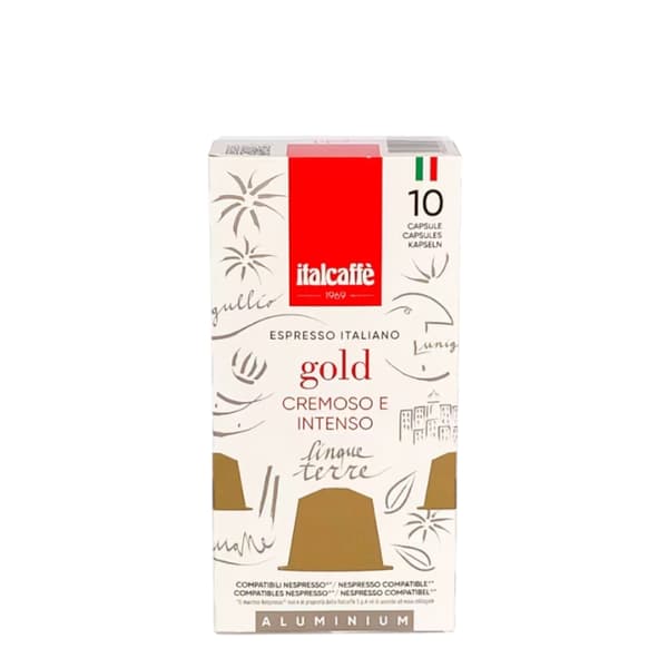 Italcaffè Nespresso Gold kaffekapsler 10 stk.