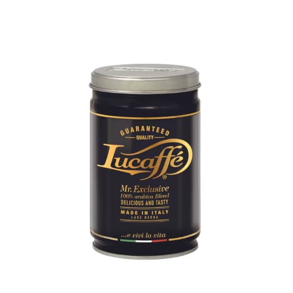 Lucaffe Mr. Exclusive malet kaffe 250g burk