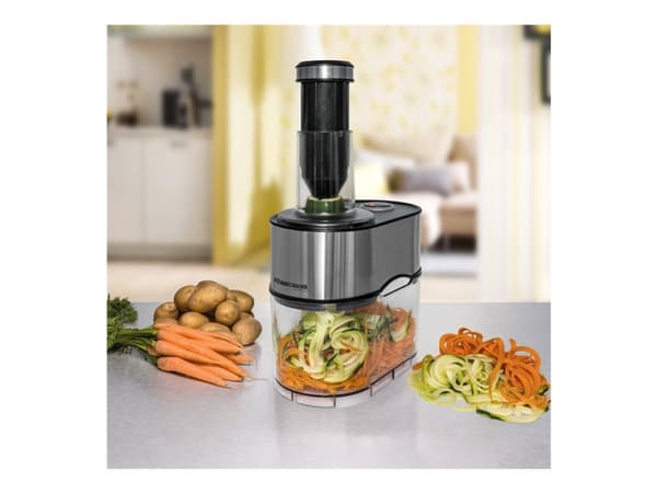 Rommelsbacher EGS 80 Gnudel - Elektrisk spiralisator - 2.5 liter - 100 W - svart/rustfritt stål