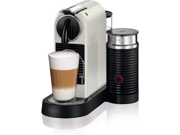 De'Longhi Nespresso CitiZ EN 267.WAE - Kaffemaskin med mjölkskummare - 19 bar - vit