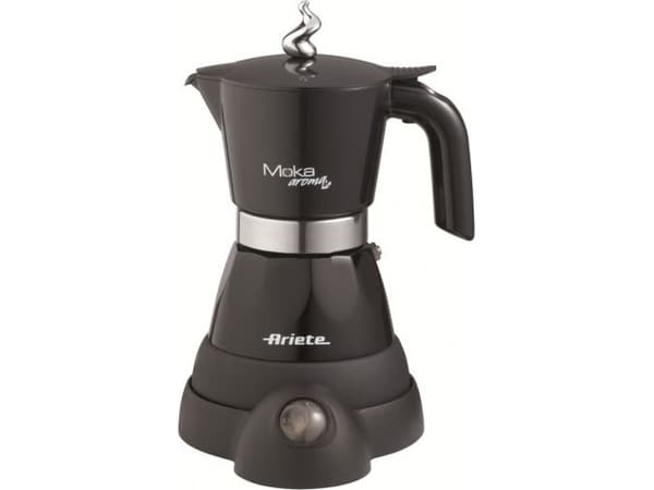 Ariete 1358 Moka Aroma Elettrica - Elektrisk kaffebryggare - 4 koppar - svart