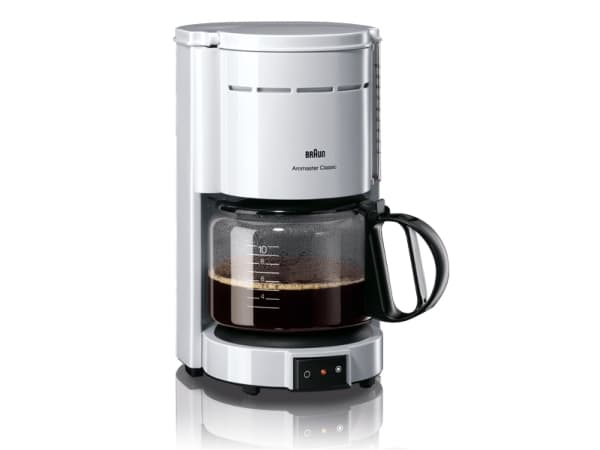 Braun Aromaster Classic KF 47 - Kaffemaskin - 10 kopper - hvit