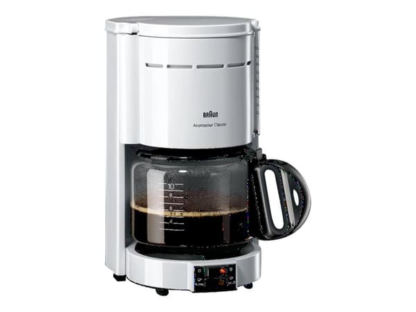 Braun Aromaster Classic KF 47 - Kaffemaskin - 10 kopper - hvit