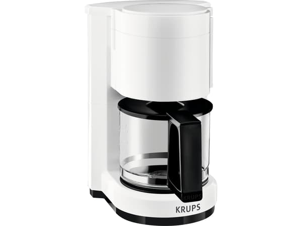 Krups AromaCafe 5, Kaffebrygger (drypp), Malt kaffe, 200 W, Sort, Hvit