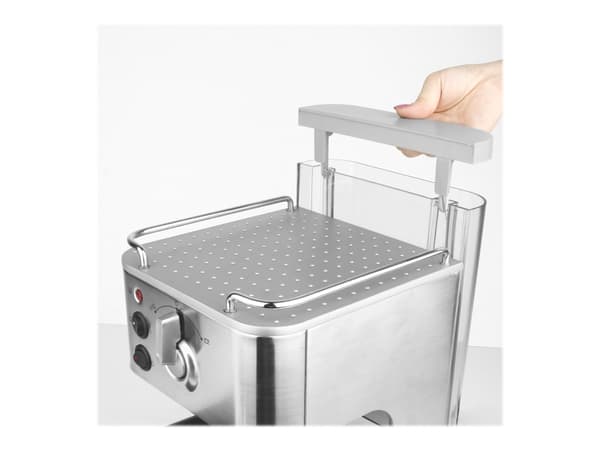 Gastroback Design Design Espresso Plus - Kaffemaskin med melkeskummer - 15 bar - rustfritt stål