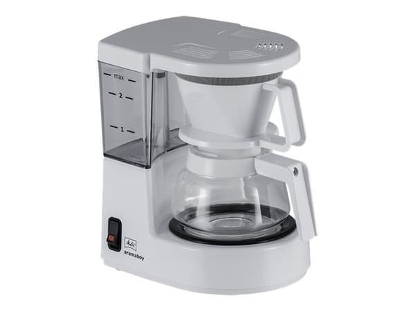 Melitta Aromaboy - Kaffebryggare - 2 koppar - vit Melitta Aromaboy - Kaffebryggare - 2 koppar - vit