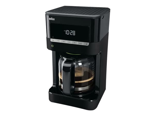 Braun KF 7020, Malet kaffe, Testvinder i TÆNK  1000 W, Sort