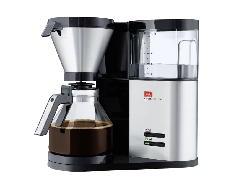 Melitta Aroma Elegance 1012-01, Kaffebrygger (drypp), 1,25 l, Malt kaffe, 1000 W, Rustfritt stål