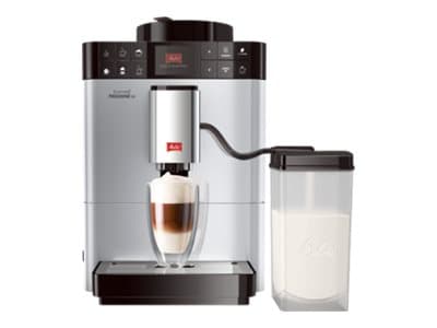 Melitta CAFFEO Passione OT - Automatisk kaffekokare med mjölkskummare - 15 bar - silver