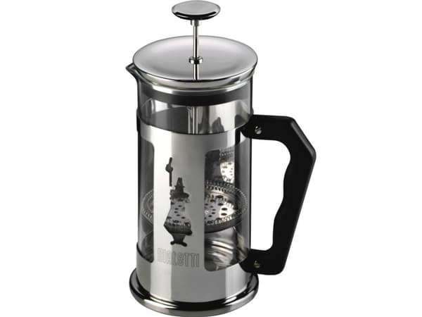 Bialetti 0003160, Pressopannupakkaus, 0,35 L, Musta, Ruostumaton teräs, Lasi, Muovi, Ruostumaton teräs, CE