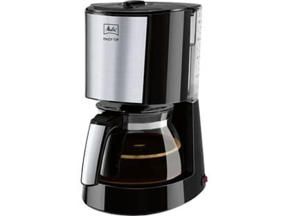 Melitta Enjoy II Top, Suodatinkahvinkeitin, 1,2 L, Jauhettu kahvi, 1000 W, Musta