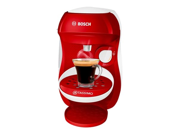 Bosch TASSIMO HAPPY TAS1006 - Kaffemaskin - ljust röd