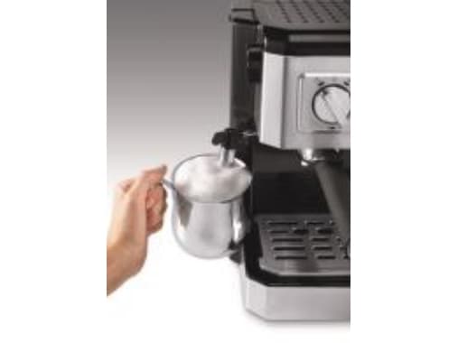 De'Longhi BCO421.S - Kaffemaskin med dryppekaffemaskin og cappuccinatore - 15 bar - 10 kopper - sølv/svart