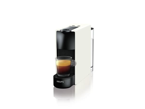 Krups Essenza Mini XN110110, Kapsel kaffemaskin, 0,6 L, Kaffekapsel, 1310 W, Svart, Hvit