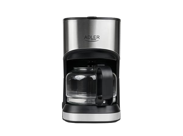 Adler AD 4407, Kaffebrygger (drypp), Malt kaffe, 550 W, Sort, Sølv