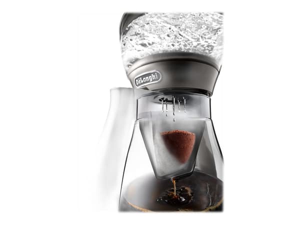 De’Longhi Clessidra ICM 17210, Suodatinkahvinkeitin, 1,25 L, Jauhettu kahvi, 1800 W, Hopea