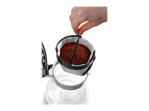 De’Longhi Clessidra ICM 17210, Suodatinkahvinkeitin, 1,25 L, Jauhettu kahvi, 1800 W, Hopea