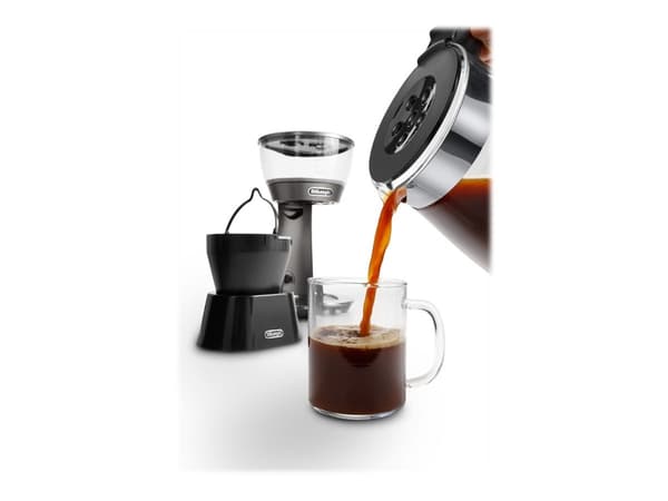 De’Longhi Clessidra ICM 17210, Suodatinkahvinkeitin, 1,25 L, Jauhettu kahvi, 1800 W, Hopea