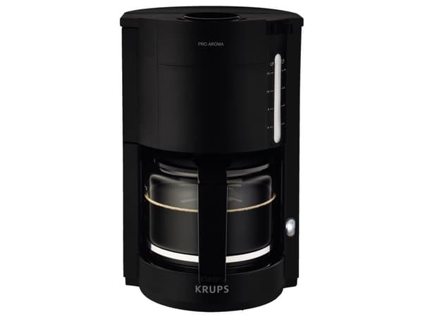 Krups ProAroma, Suodatinkahvinkeitin, 1,25 L, 1100 W, Musta