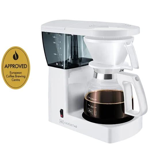 Melitta Excellent 4.0 - Kaffemaskin - 10 kopper - Hvit