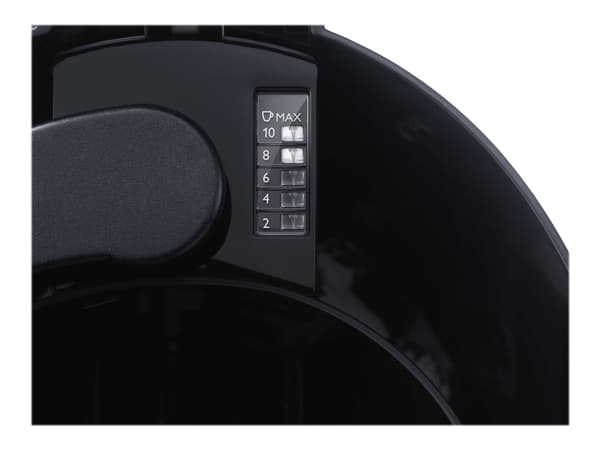 Philips Daily Collection HD7462 - Kaffemaskin - 15 kopper - rustfritt stål / svart