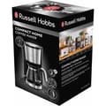 Miniatyrbillede 3 af 4: RUSSEL HOBBS 24210-56 - Compact Home Coffee Maker - borstat rostfritt stål - 5 koppar - 1000W