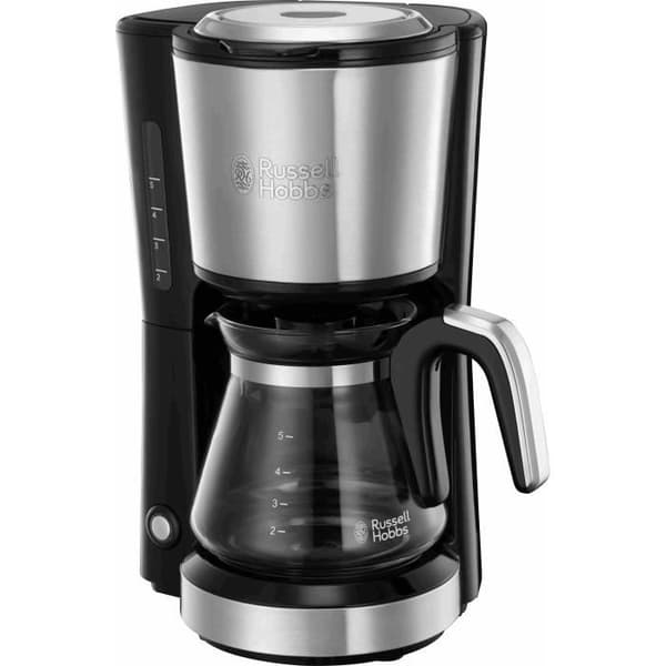 RUSSEL HOBBS 24210-56 - Compact Home Coffee Maker - borstat rostfritt stål - 5 koppar - 1000W
