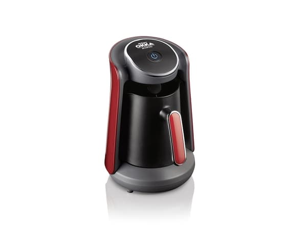 Arzum OK004, Tyrkisk kaffemaskin, Malt kaffe, 480 W, Sort, Rød