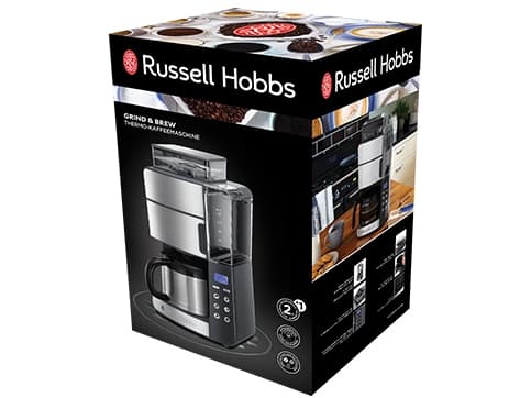 Russell Hobbs 25620-56 Grind and Brew - Kaffetrakter - 10 kopper