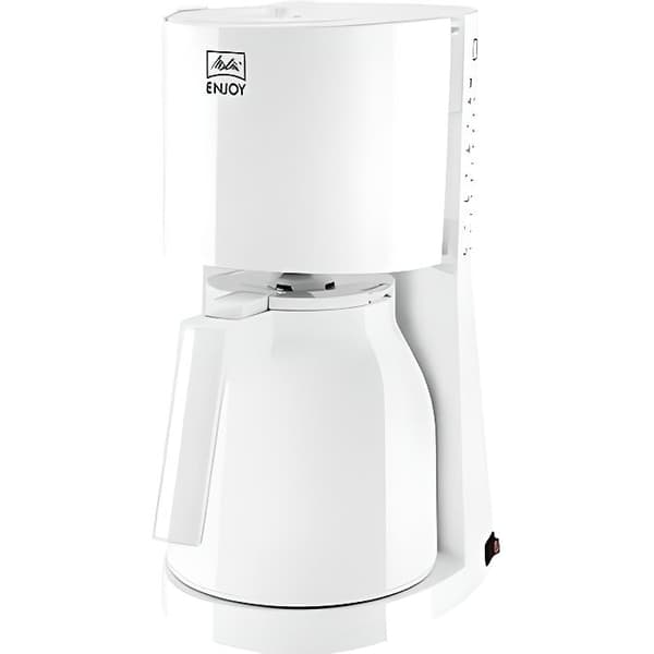 MELITTA Enjoy II Therm Filter Kaffebryggare - Vit - 12 koppar - 1000W MELITTA Enjoy II Therm Filter Kaffebryggare - Vit - 12 koppar - 1000W