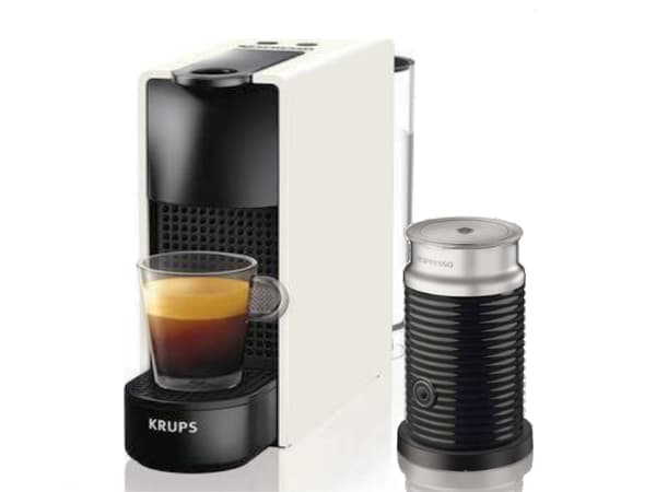 Krups Nespresso XN1111, Kuddmatad kaffebryggare, 0,7 l, Kaffekapslar, Vit