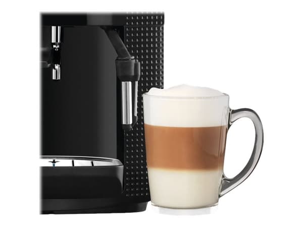 Krups Essential EA810B70 - Automatisk kaffekokare med mjölkskummare - 15 bar - grå