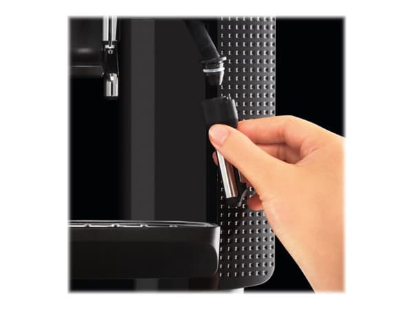 Krups Essential EA810B70 - Automatisk kaffekokare med mjölkskummare - 15 bar - grå