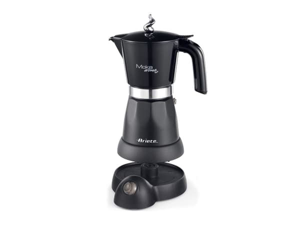 Ariete 1368/01, Elektrisk moccakanna, Malat kaffe, 480 W, Svart