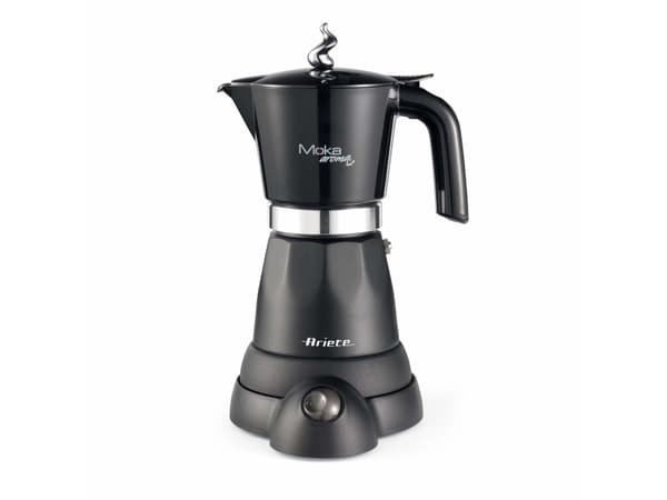 Ariete 1368/01, Elektrisk moccakanna, Malat kaffe, 480 W, Svart