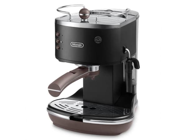 De'Longhi Icona Vintage ECOV 311.BK - Kaffemaskin med melkeskummer - 15 bar - svart